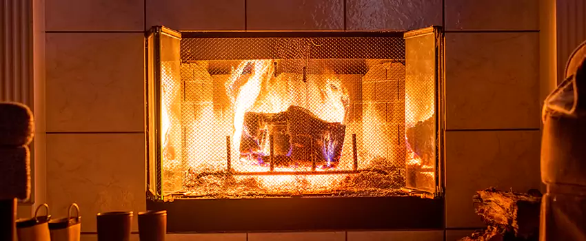 Mendota Hearth Landscape Fireplace Installation in Niagara Falls, New York