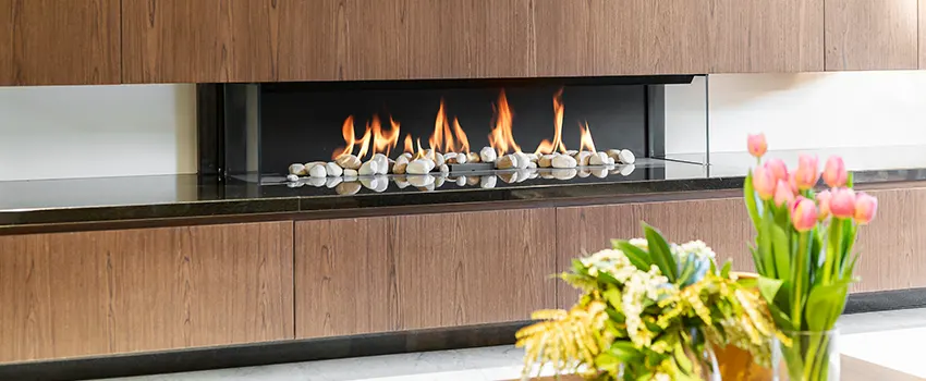 Double-height Fireplace Design Refurbishment in Niagara Falls, New York