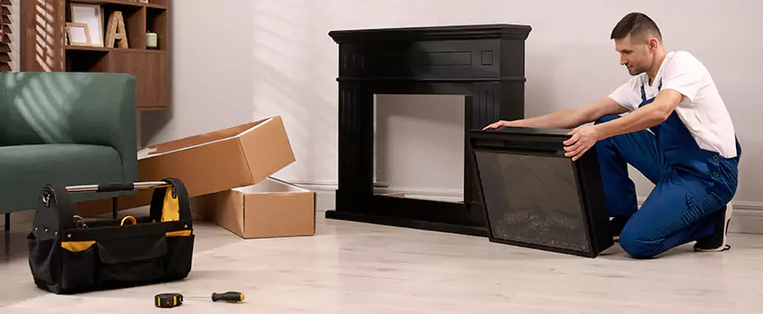 Old Rusted Metal Fireplace Repair And Replacement in Niagara Falls, NY
